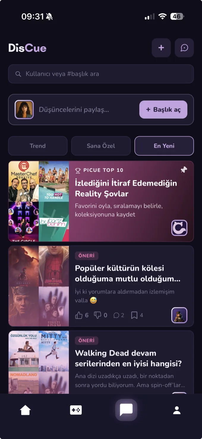 Topluluk ekranı